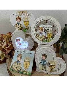 Torta bomboniere Comunione maschio calici argentati 2
