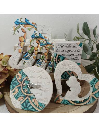 Torta bomboniera oggetti sacri famiglia di nazareth