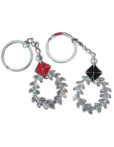 Bomboniere Laurea fai da te portachiavi corone d'alloro argentate | Sindy Bomboniere