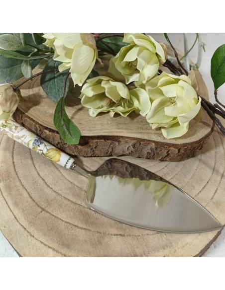 Bomboniere utili paletta per dolci fantasia floreale