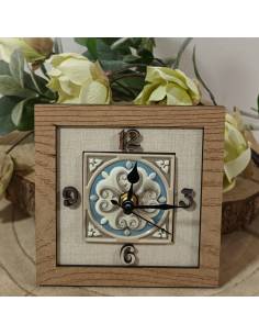 Bomboniere orologio originali con mattonella maiolica