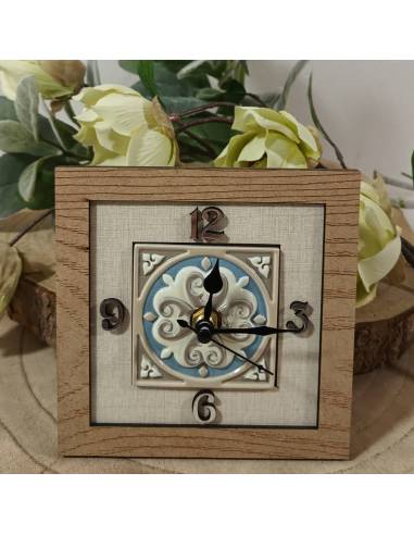 Bomboniere orologio originali con mattonella maiolica