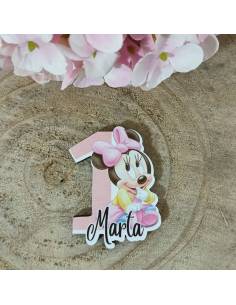 Bomboniere Compleanno bimba calamite Minnie personalizzate