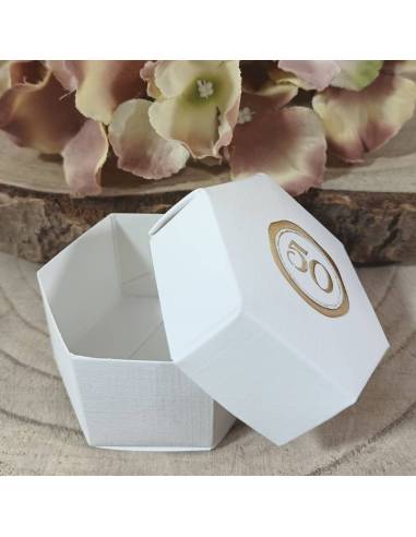 Scatole portaconfetti bomboniere 50° Anniversario Matrimonio | Sindy Bomboniere