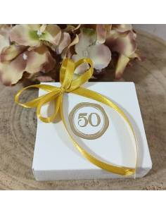 Scatola degustazione confetti bomboniere Matrimonio nozze d'oro