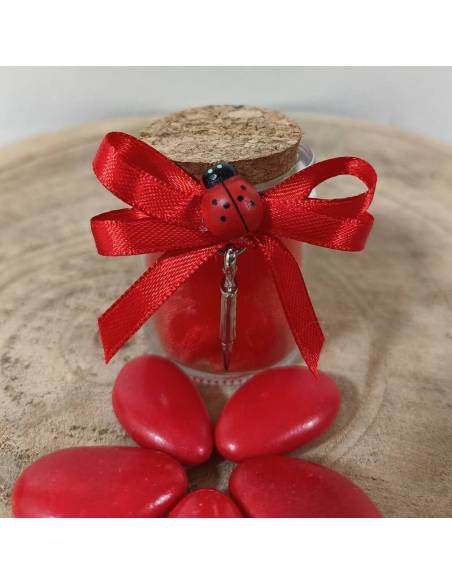 Bomboniere laurea infermieristica siringa pendente complete di vasetto