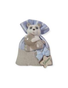 Bomboniere Battesimo personalizzate panda in ceramica