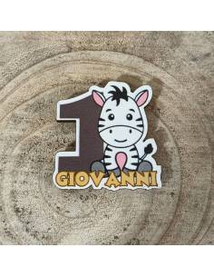 Bomboniere Primo Compleanno calamite animaletti personalizzate 2