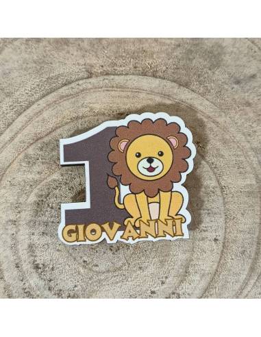 Bomboniere Primo Compleanno calamite animaletti personalizzate | Sindy Bomboniere