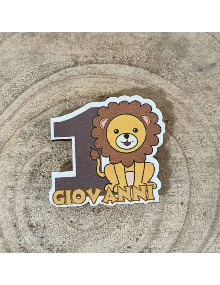 Bomboniere Primo Compleanno calamite animaletti personalizzate | Sindy Bomboniere