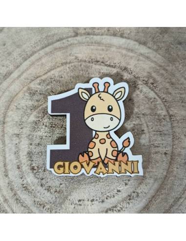 Bomboniere Primo Compleanno calamite animaletti personalizzate | Sindy Bomboniere