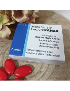 Scatole portaconfetti bomboniere Laurea simpatiche Scienze Infermieristiche personalizzate