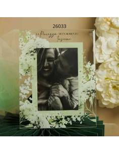 Cornici portafoto Bomboniere Claraluna Matrimonio con frase