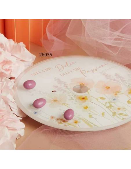 Bomboniere Matrimonio utili Claraluna Vassoio girevole in vetro