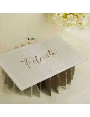 Bomboniere Claraluna Matrimonio taglieri in vetro Felicità