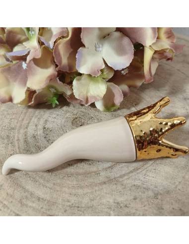 Bomboniere Compleanno portafortuna corni fai da te con corone dorate | Sindy Bomboniere