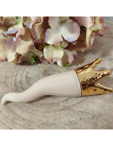 Bomboniere Compleanno portafortuna corni fai da te con corone dorate | Sindy Bomboniere