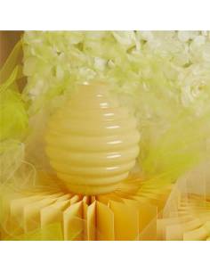 Bomboniere Claraluna Matrimonio vasi porta fiori tondi gialli 2