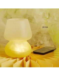 Bomboniera Matrimonio Claraluna lampada led gialla con telecomando