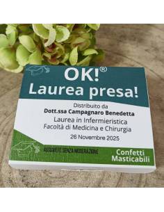 Scatole portaconfetti bomboniere per Laurea particolari e simpatiche personalizzate