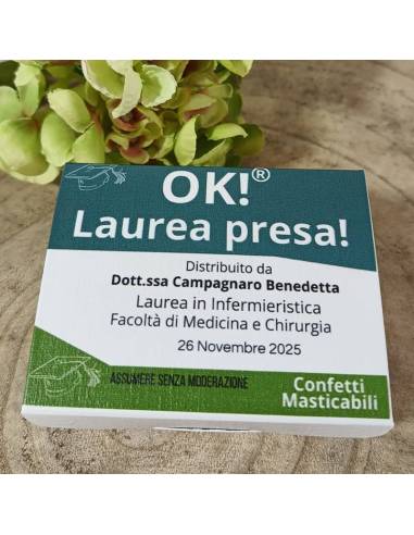 Scatole portaconfetti bomboniere per Laurea particolari e simpatiche personalizzate