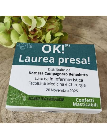 Scatole portaconfetti bomboniere per Laurea particolari e simpatiche personalizzate