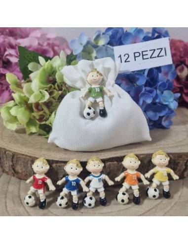 Bomboniera calcio Comunione calamite con sacchetto
