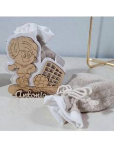 Bomboniere tema calcio portaconfetti bimbo calciatore