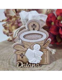 Portaconfetti Cresima calice gessetto sacro centrale