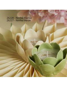 Bomboniere Matrimonio Claraluna in ceramica candela profumata Ninfea