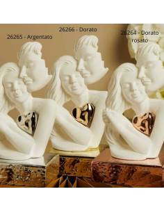 Bomboniere Matrimonio Claraluna statue coppia innamorati con cuore