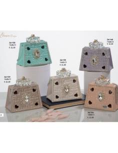 Grace Design bomboniere lampade luce led borsette dettagli argentati