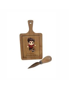 Bomboniere calcio Milan tagliere personalizzato