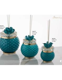 Grace Design bomboniere diffusori ambienti forma sferica con dettagli in cristallo