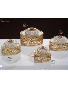 Grace Design bomboniere cofanetti portagioie tondi design raffinato