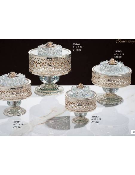 Grace Design bomboniere moderne cofanetti portagioie con rialzo