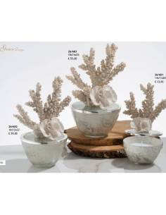 Grace Design bomboniere candele profumate tema mare corallo shop online