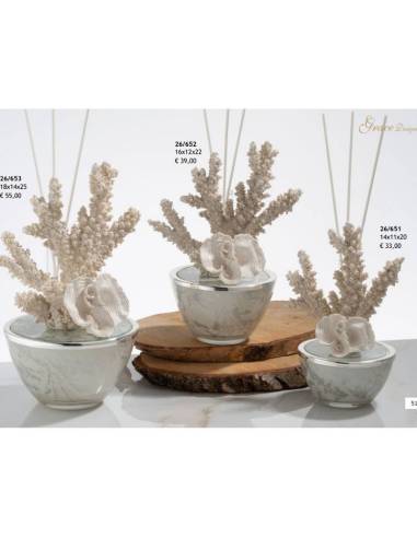 Grace Design bomboniere profumatore ambiente tema marino corallo