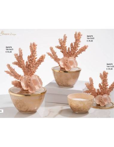 Grace Design bomboniere candele profumate tema mare