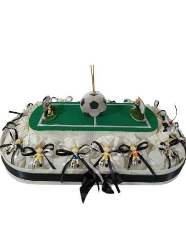 Bomboniere calciatori campo da calcio sacchettini portaconfetti magneti misti