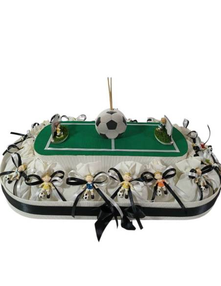 Bomboniere calciatori campo da calcio sacchettini portaconfetti magneti misti