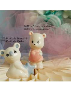 Bomboniere Claraluna Battesimo orsetto e koala in porcellana