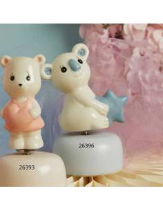 Bomboniere Claraluna Battesimo carillon orsetto e koala