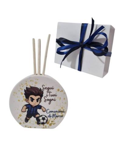 Bomboniere di calcio Inter profumatore personalizzato