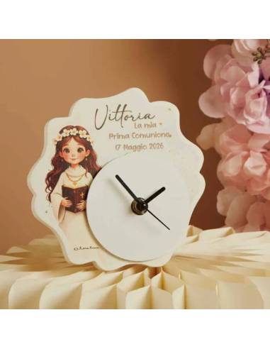 Claraluna bomboniere personalizzate Comunione bimba con testo sacro | Sindy Bomboniere