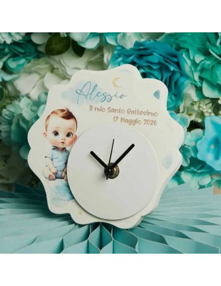 Claraluna bomboniere Battesimo maschio particolari personalizzate | Sindy Bomboniere