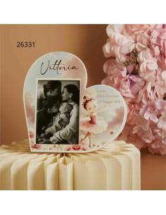 Bomboniere Claraluna Cresima personalizzate ballerine cornice portafoto