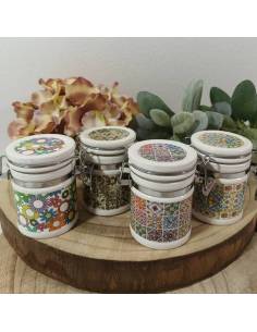 Bomboniere utili barattoli ermetici in ceramica
