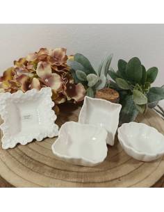 Bomboniere Matrimonio ciotoline in porcellana lucida bianca