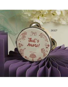 Claraluna bomboniere Matrimonio particolari tamburelli That's Amore